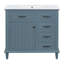 Meuble-lavabo 36 po avec comptoir en céramique-2124625124