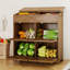 3-tier Potato And Onion Storage Bin,vegetable Fruit Rack Snack,wooden Storage Box For Kitchen Countertops