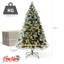 VeryMerry ' Claudia ' Frosted Christmas Tree with LED Lights, Pinecones, Berries-920139111