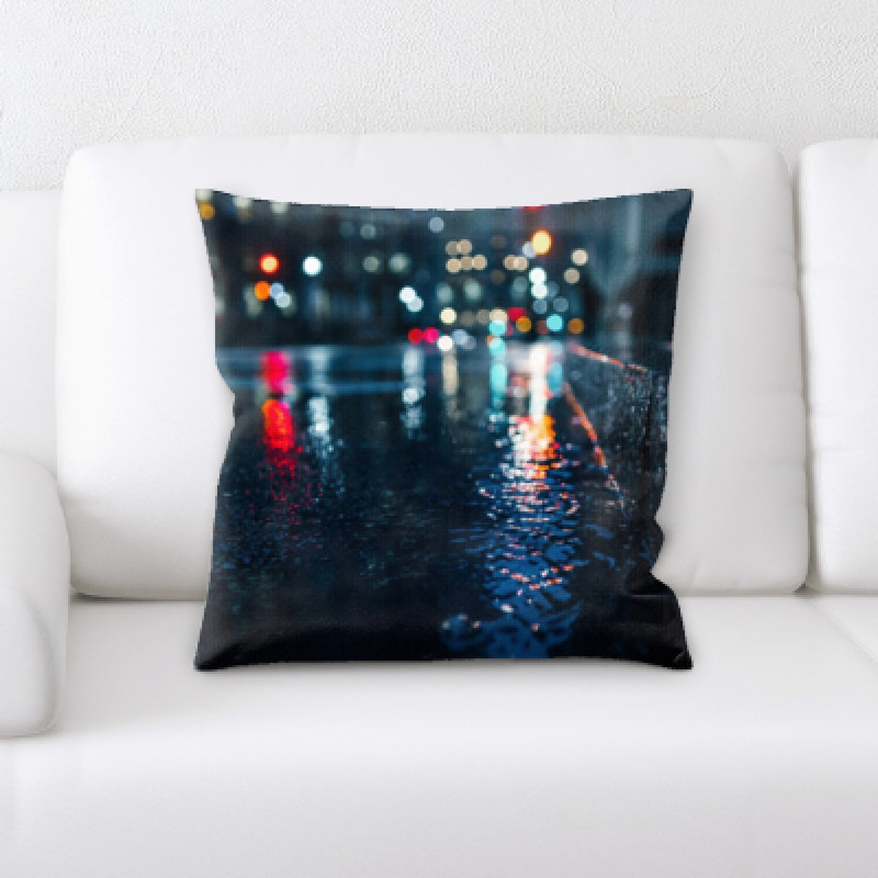 Microsuede Throw Pillow