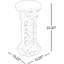 Table d'appoint en béton à colonne pour piédestal pour décoration intérieure et extérieure, légère et durable