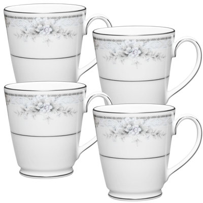  Noritake Sweet Leilani Set Of 4 Mugs, 12 oz.
