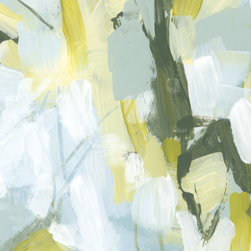 «Eshton Citron Maze I on Canvas» par June Erica Vess, reproduction, L 12 po x H 12 po