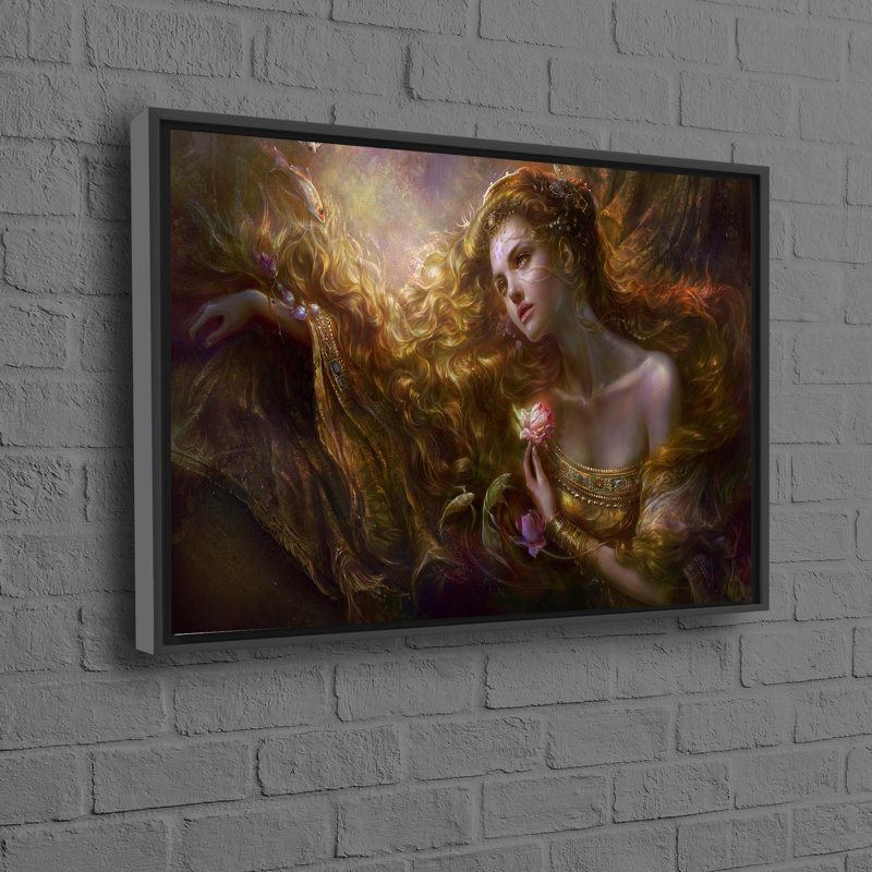 Beautifully Designed Modern Canvas of a Mermaid Makes for Perfect Room or Living Room Wall Decor and an Ideal Housewarming Gift