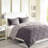 King 3M Comforter - , 2 Shams, Grey Reversible Grey, Luxury Feel