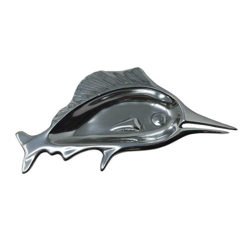 Petit plateau Marlin en étain
