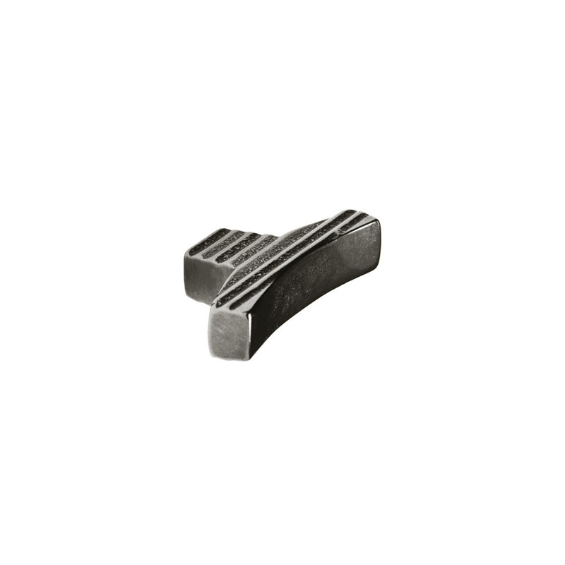 Brut Bronze Bar Knob, Silicon Bronze Dark Lustre
