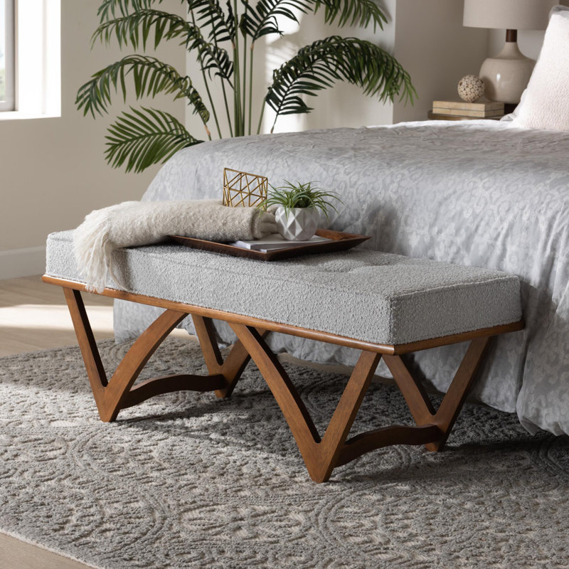 Ashville Rajdut Bench, Light Gray