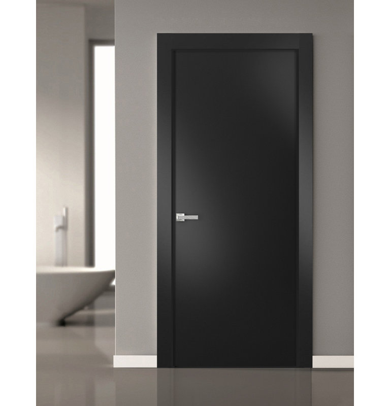 Porte intérieure moderne avec poignée | Planum 0010 | Garniture simple à panneau simple Regural | Portes de salle de bain robustes