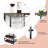 Floor Wine Bottle & Glass Rack in