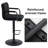 Mashelle Swivel Upholstered Adjustable Height Counter Stool with Steel Frame