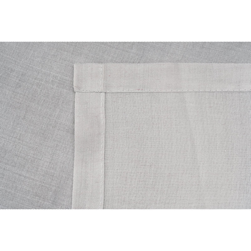 Soft Eyelet Semi Sheer Single Curtain, 300cm W x 135cm D, Grey
