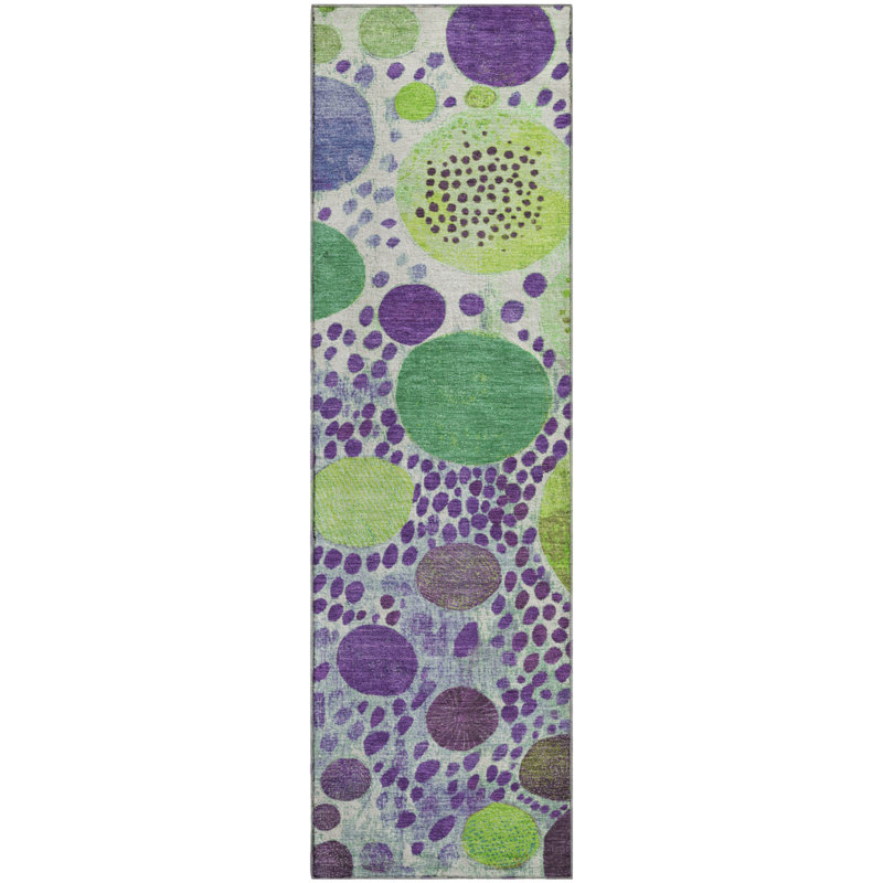 Premium Machine Washable Farolt AMF1895 Geometric Rug/AMF1895PP, Runner 2'3" x 7'6"