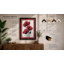 Red Poppies Botanical - Framed Print-1401851600-1401851613
