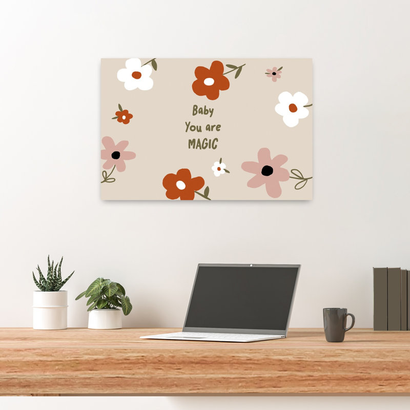 Minimagicno46 Modern Flower Wall Art Print, 40.64cm H x 60.96cm W