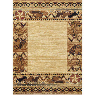Living Room Southwest Area Rug, Accent Rug, Western Frontier Exclusive Area Rug