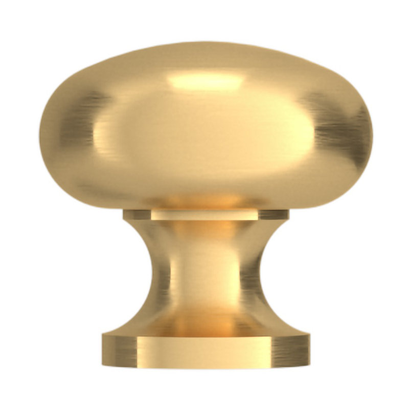 4704 Classic Knob, Satin Brass