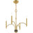 Lochlain 4 - Light Steel Dimmable Chandelier-1303593491