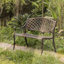 Banc de jardin en métal Nesma