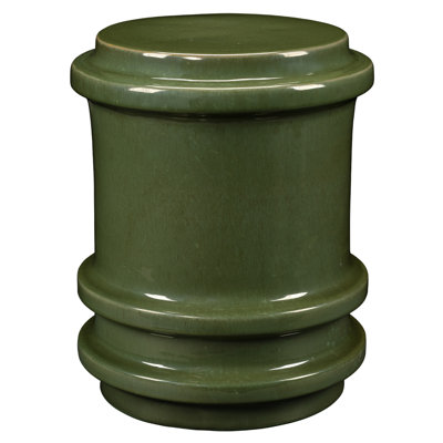 Tabouret en céramique Reglet, vert