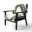 Fauteuil d'appoint rembourré Glamour Circle I - Garna