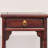 Solid Wood Table with Drawer and Lattice Storage