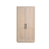 Modern 2 - Door Solid Wood Armoire