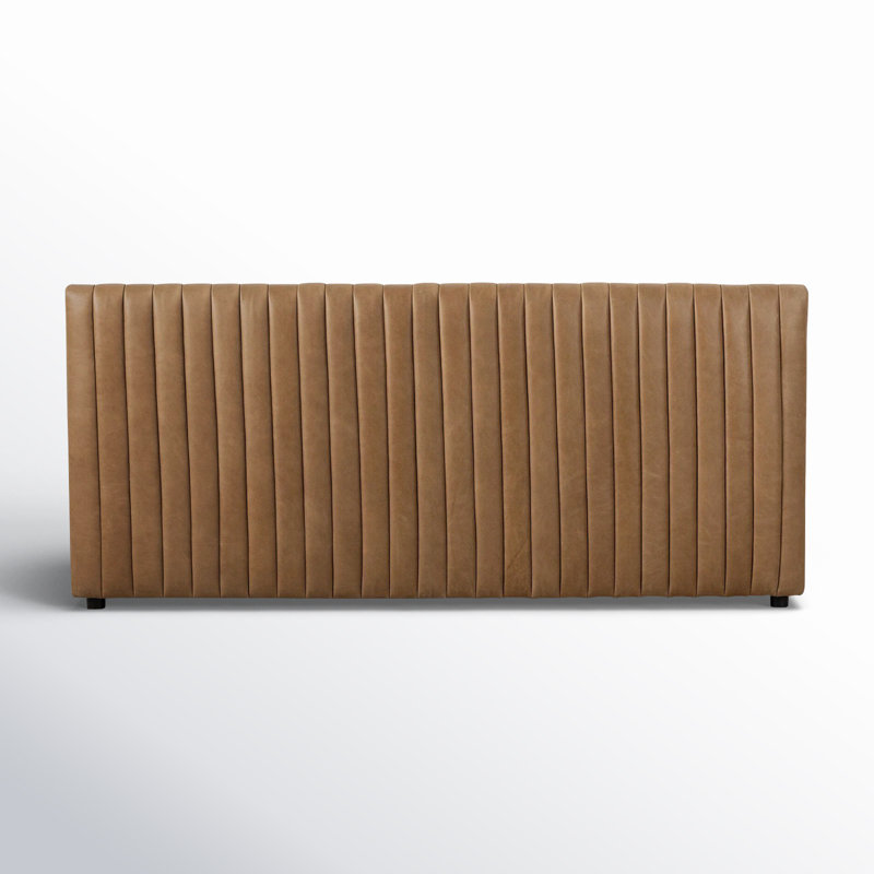 Augustine Upholstered Dining Bench, Palermo Drift Genuine Leather, 31.5" H x 72" W x 28" D