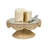 Provence Rattan Cake Stand - Whitewash