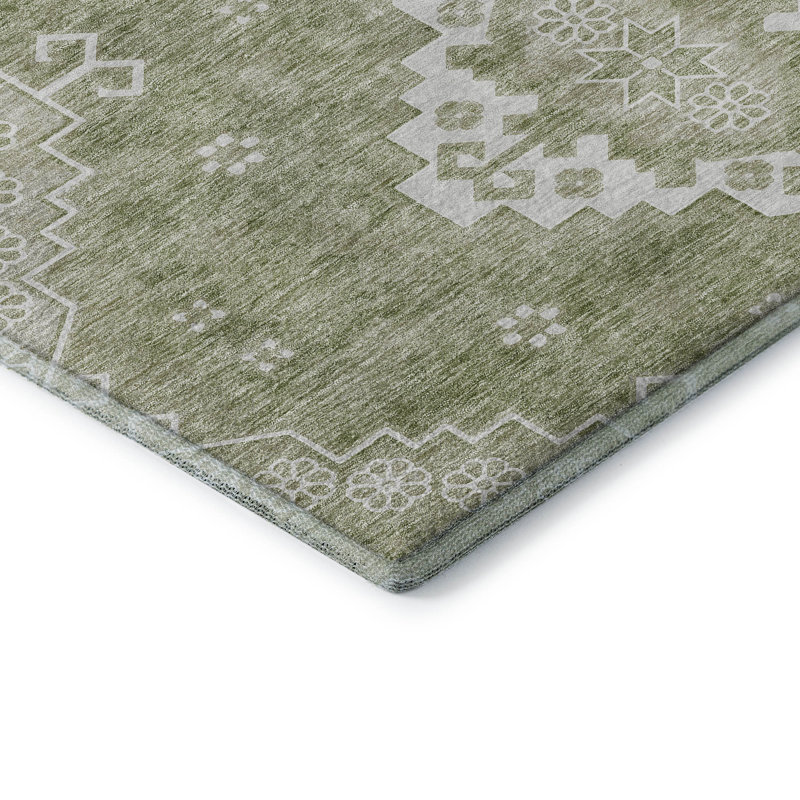 Tapis en aloès Prisco lavable à la machine de qualité supérieure, Rectangle 2 pi 6 po x 3 pi 10 po