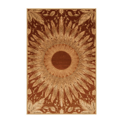 Machine Washable Nature Brown Area Rug
