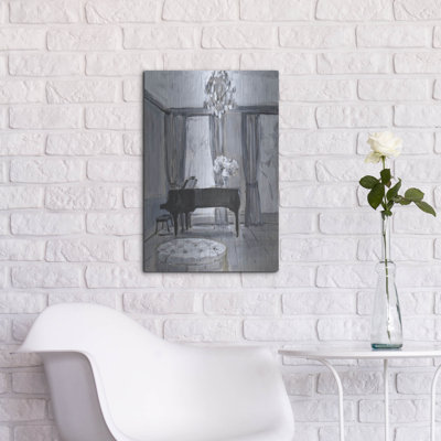  «Piano Room» par Jadei, impression murale en métal, 16 po x 24 po
