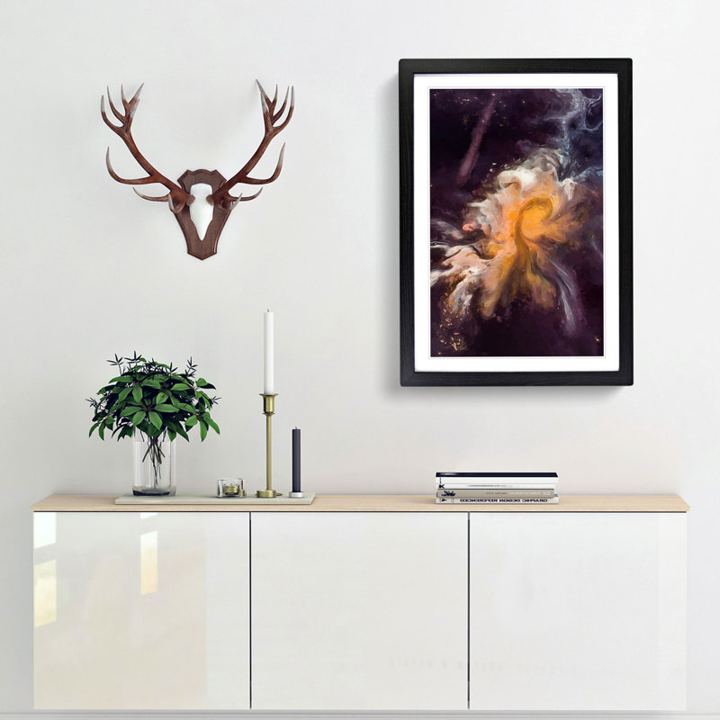Universe in Abstract Vol.19 - Picture Frame Graphic Art Print, Black Framed, 48cm H x 36cm W x 2cm D