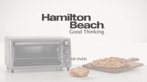 Hamilton Beach Toaster Oven, Stainless Steel - 31143