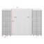 Lit escamotable mural Murphy avec portes de rangement-1116485580