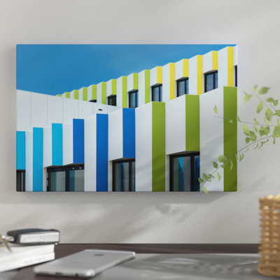 « triple façades », impression sur toile