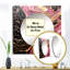 Jolynda - Minimalisme, poteries or rose I, spirales abstraites et grand miroir mural pour chambre-2060536594