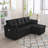Modular Sectional Sofa L Shaped Modular Couch with Reversible Chaise-888370912