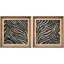 Reproduction d'art moderne à motif zébré moderne noir et beige-1653704131-1653704156