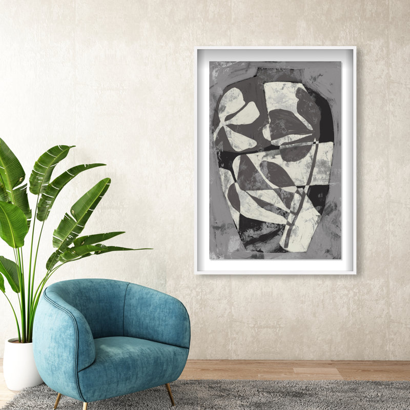 Minimalist Vase II Print by Oliver Gal, 31.5"H x 21.5"W, White Shadowbox