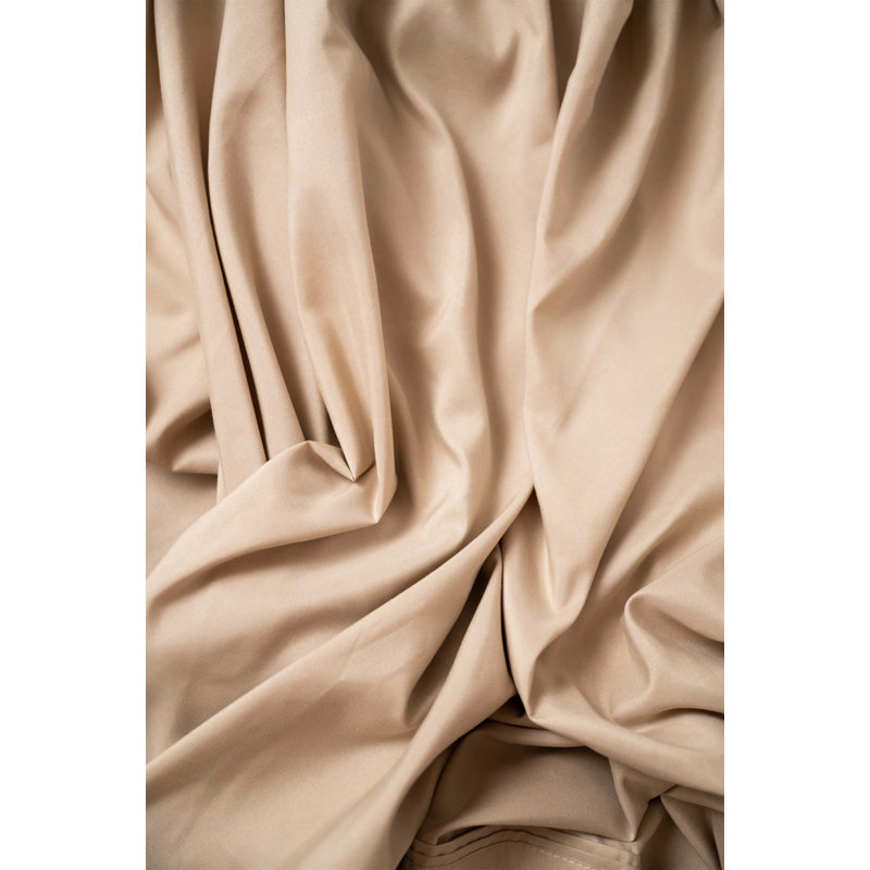 Hypoallergenic Rayon From Bamboo Sheet Set for Optimal Sleep Experience and Durability, Khaki