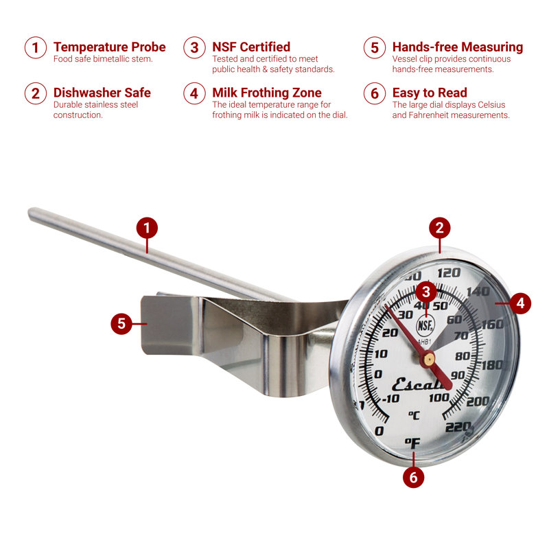 Escali Instant Read Dial Meat Thermometer