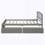 Lit plateforme simple avec rangement-179747619