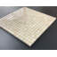 Carreau de mosaïque en marbre poli beige royal 5/8 po x 5/8 po-86655524