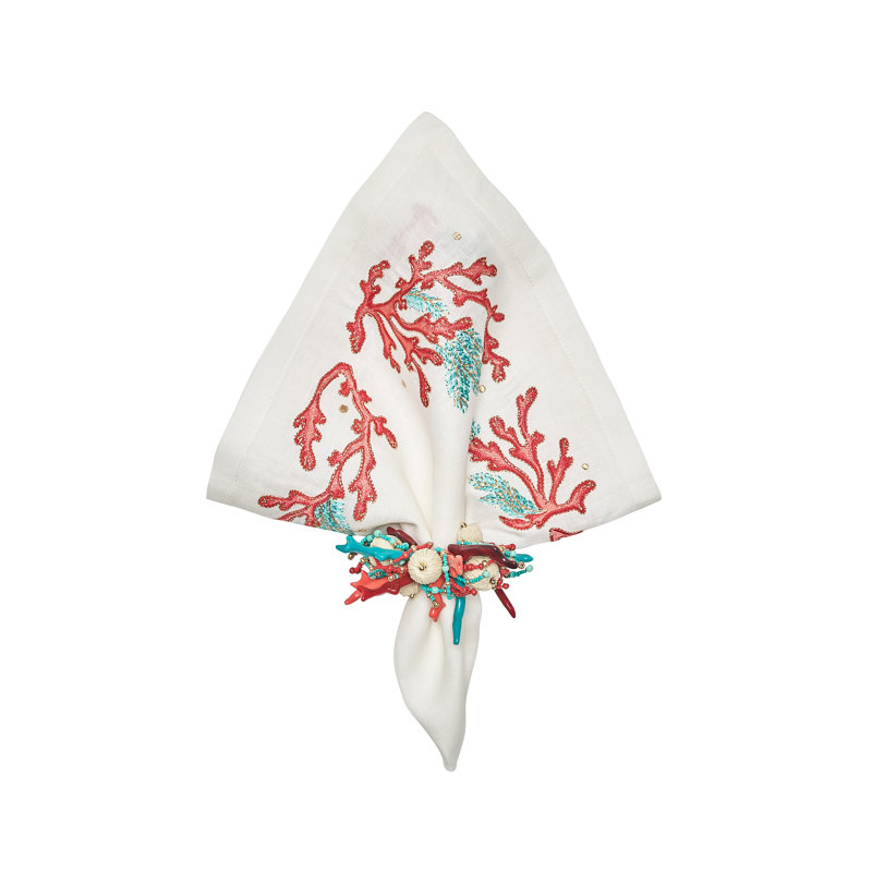 Coral Spray Napkin