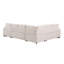 Canapé d'angle avec rangement et deux coussins-340942693