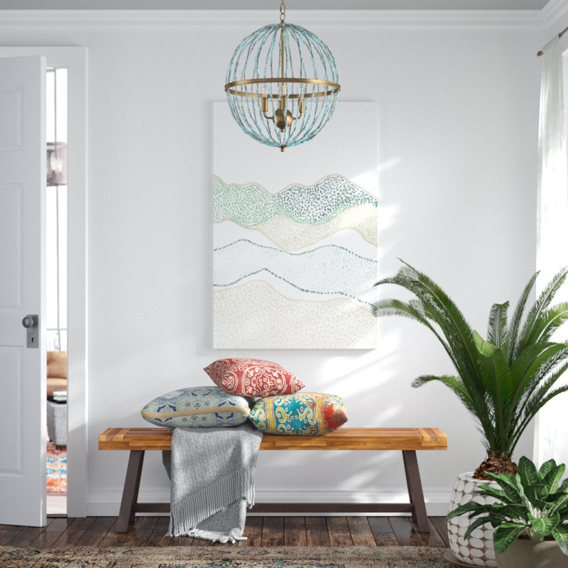 Terra Dots II by Vanna Lam - Wrapped Canvas Graphic Art Print, 122cm H x 81cm W, Wrapped Canvas