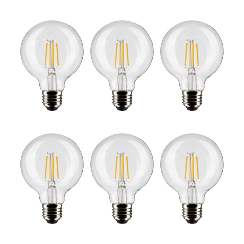6 W G25 E26/Medium (Standard) LED Smart Bulb, 4000K