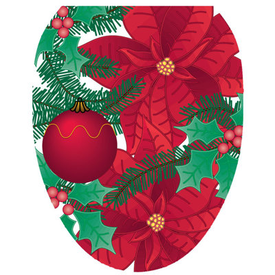 Holiday Toilet Seat Sticker