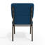 Rayleigh 18.5"W Dot Fabric Stacking Church Chair